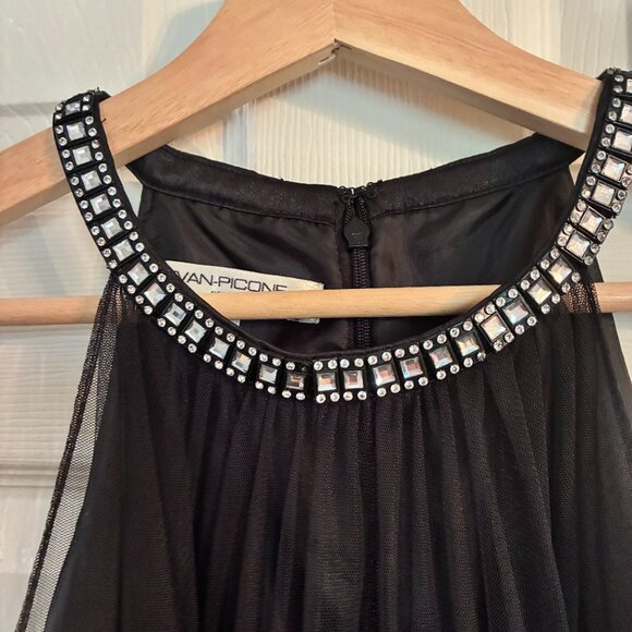 Evan Picone Black Strapless Dress- EUC - Picture 3 of 11